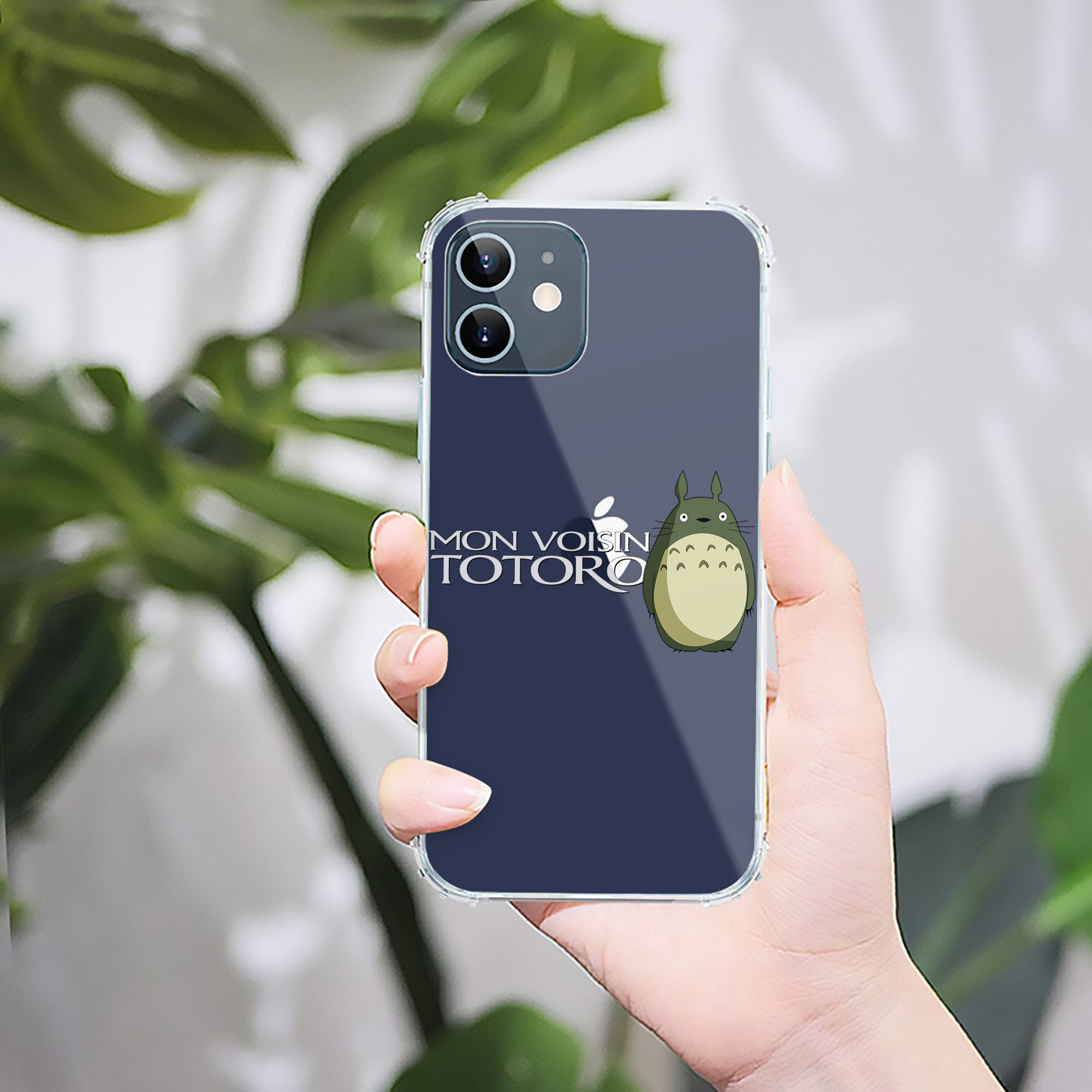 （画像用） となりのトトロ 草壁メイ 草壁サツキ My Neighbor Totoro Satsuki Kusakabe Mei Kusakabe 【iPhone 12シリーズ対応】透明スマホケース（クリアソフトケース）
